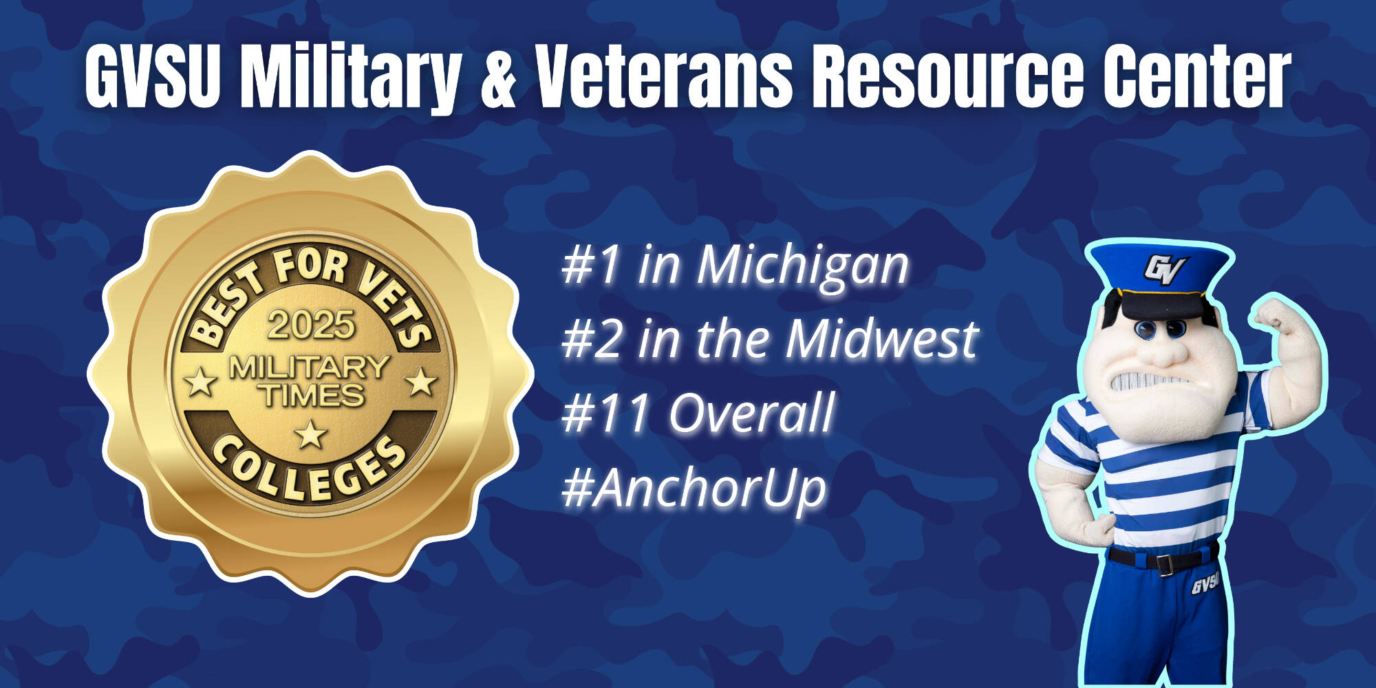 GVSU MVRC Wins Best for Vets